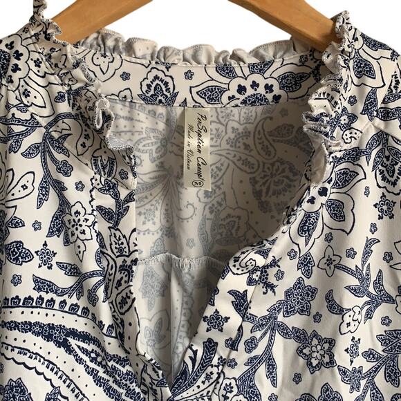 Perceptions Size Medium paisley pullover blouse. - Picture 3 of 3